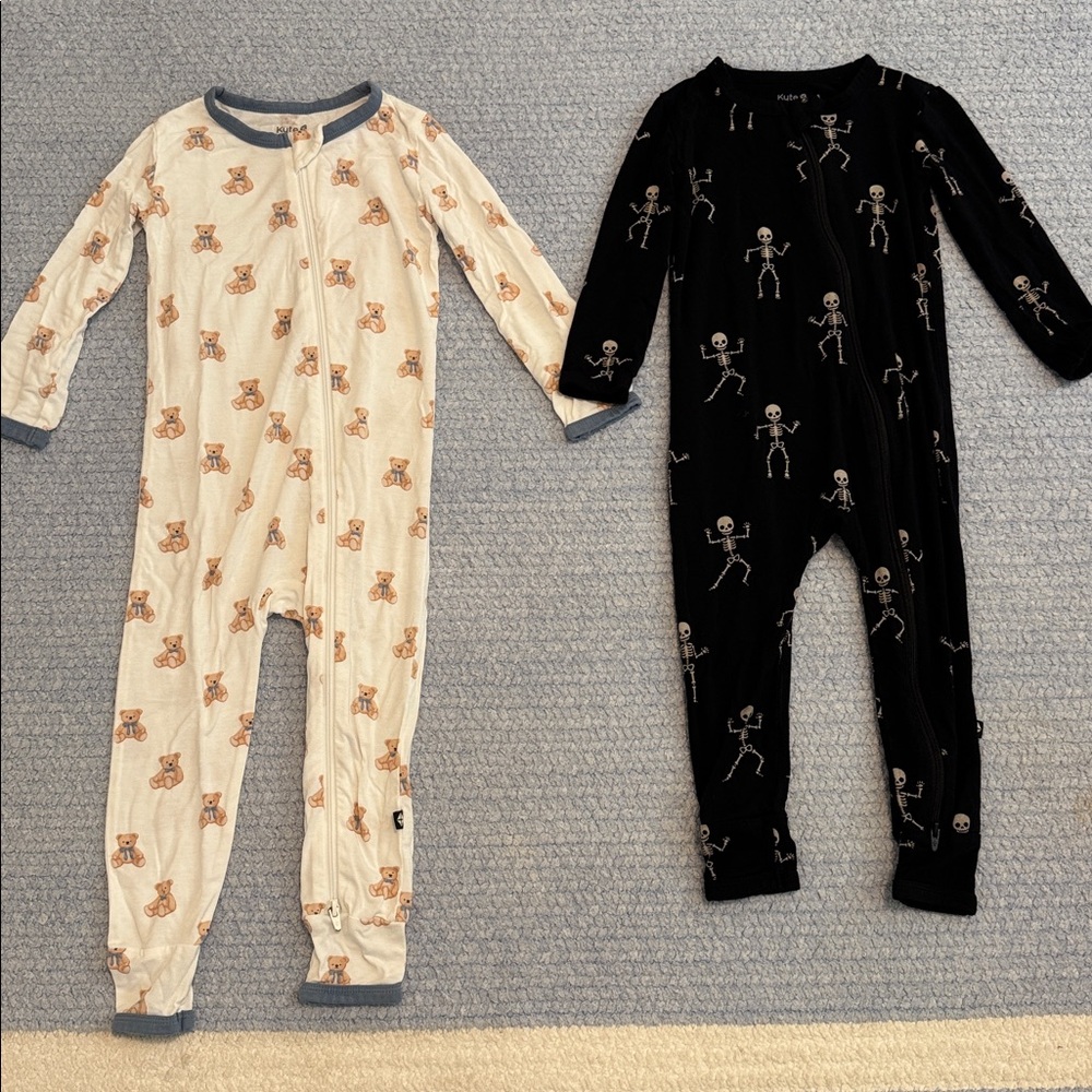 Two Kyte Baby Zippered Sleepers, Size 3T